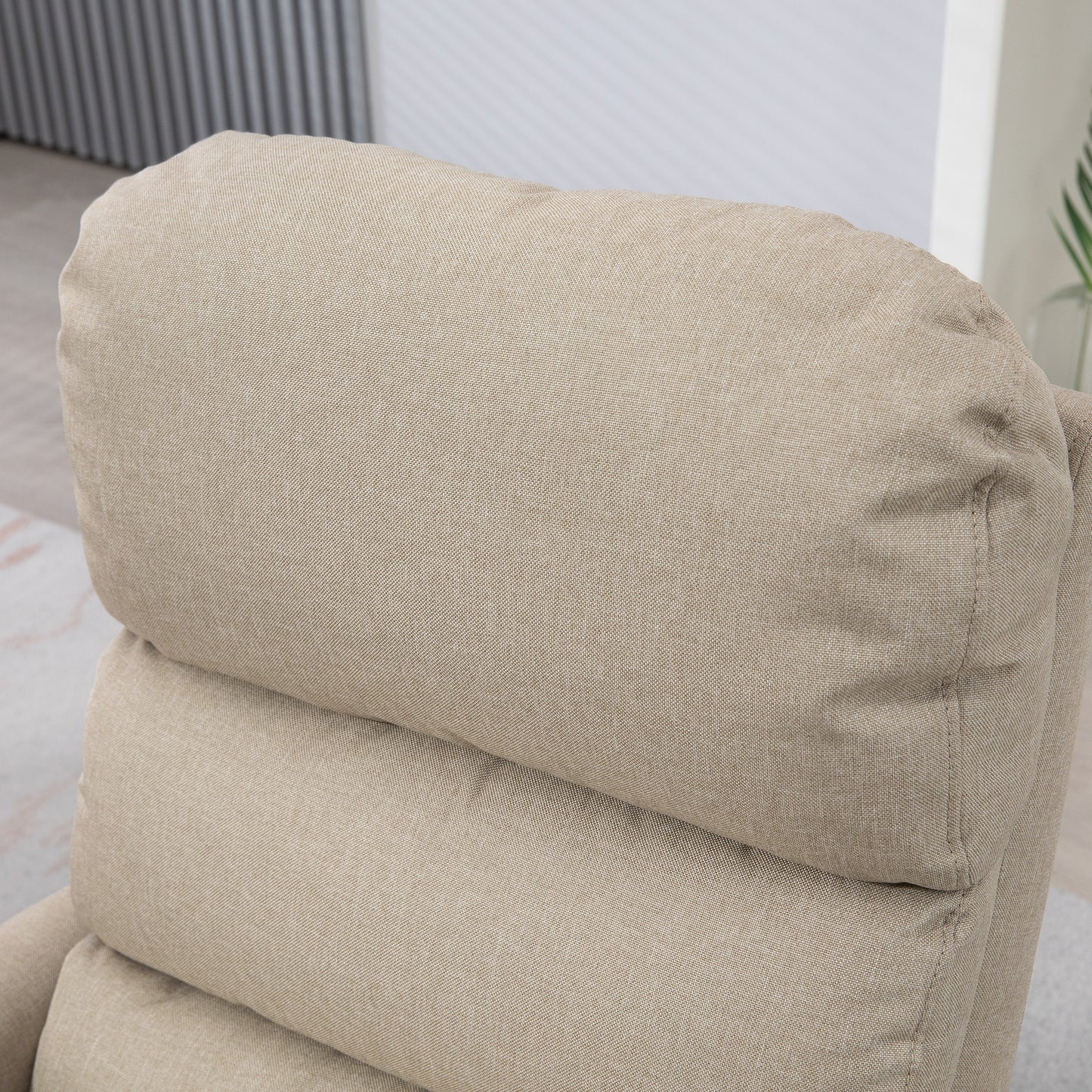 Power Lift Chair for Seniors, Electric Lift Recliner Chair with Remote Control, Side Pockets for Living Room, Beige